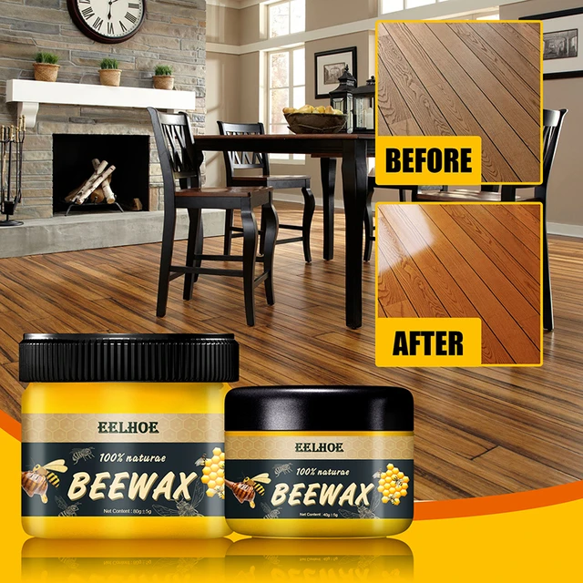 80g Wood Care Wax Solid Wood Furniture Polishing Seasoning Beeswax Polisher  Waterproof Furniture Care Maintenance Beeswax - AliExpress