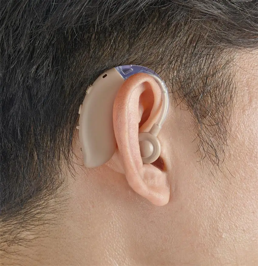 2024 Newest Cheap Rechargeable Hearing Aid Mini Device Ear Amplifier Digital Hearing Aids BTE Elderly Ear Care Hearing Amplifier 6