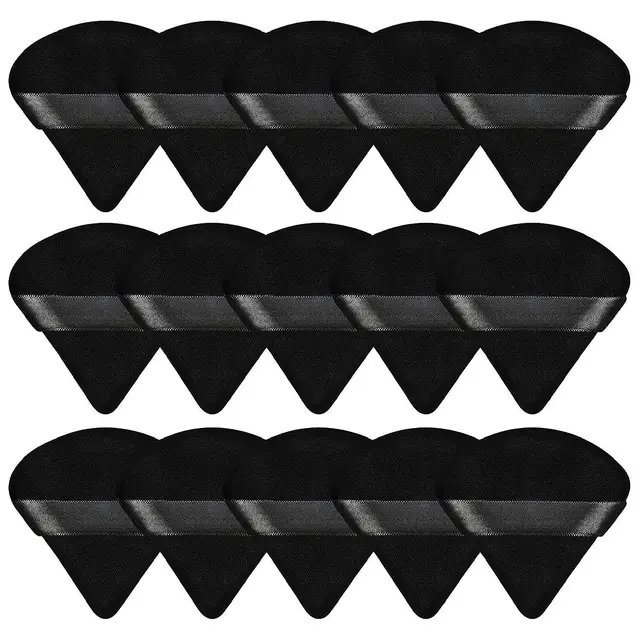 10PCS Puff Triangle Makeup Beauty Sponge Puff Triangle for Powder Makeup Blender Finger Puff Make Up Accessories Cosmetics PF03