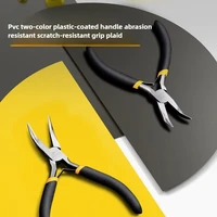 Deli Mini Pliers Making Pliers Precision Wire Cutters, Needle, Round & Bent Nose for Making, Chain Nose, Craft, Earring 2