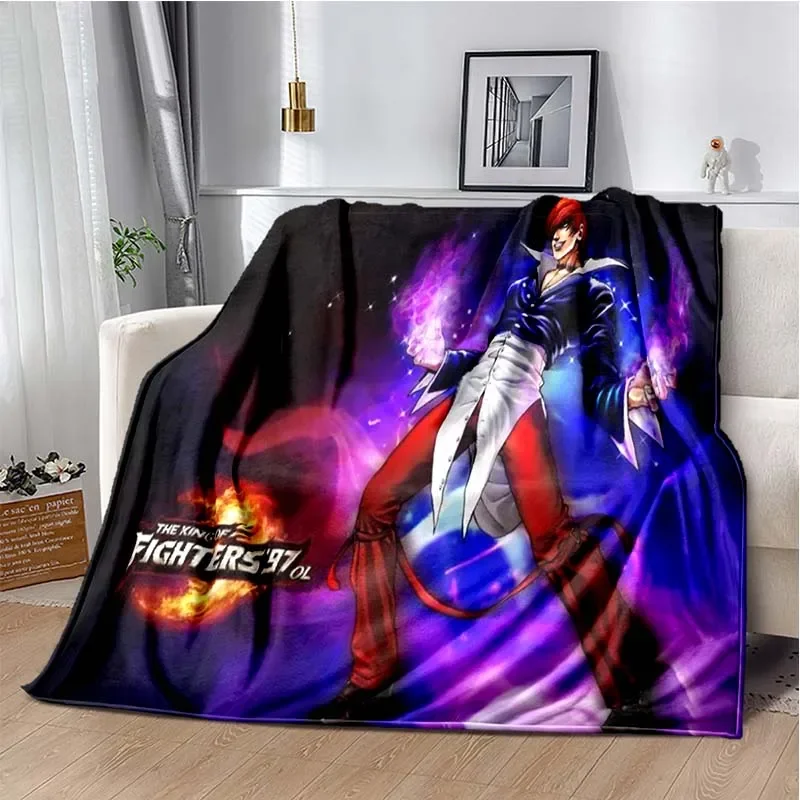 

Trend fighting game KOF character style flannel blanket living room bedroom sofa bed blanket children's gift blanket airdrop