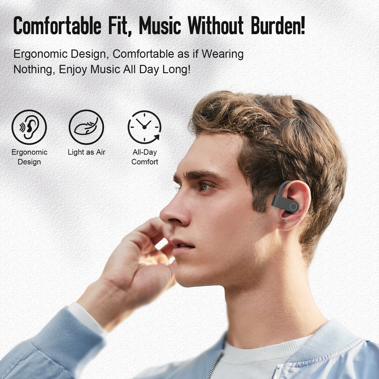 XIAOMI SP97 Bluetooth 5.3 Ear Hook OWS Earphones Wireless headphones with Magnetic Charging Case headset protection box Design 3