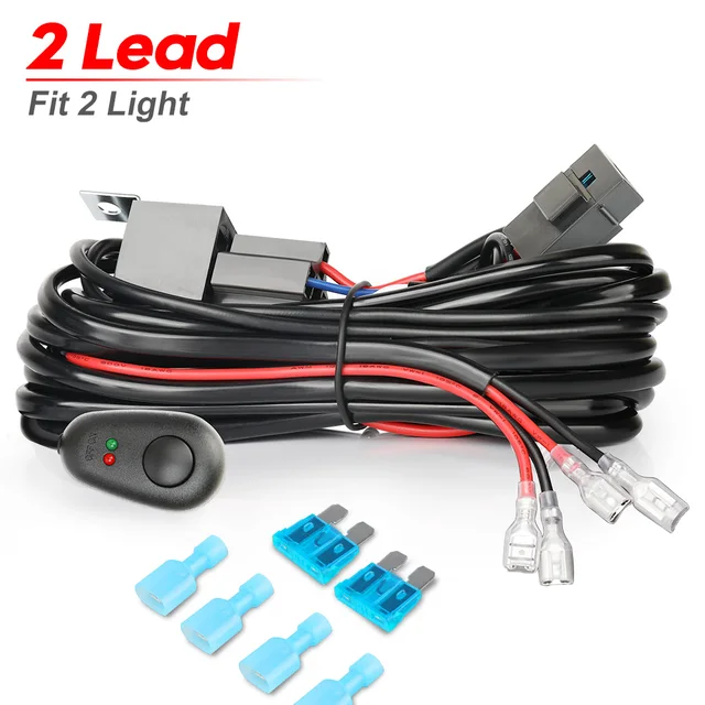2 Leads Wire Harness