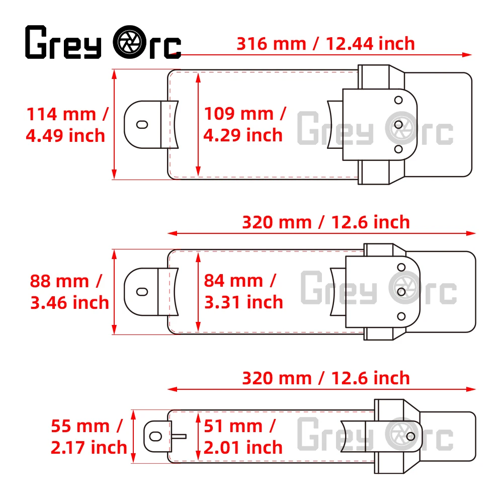 Universal Motorcycle Tool Tube Storage Box Waterproof Gloves Case for Honda BMW Yamaha Kawasaki - Durable Bike Accessory