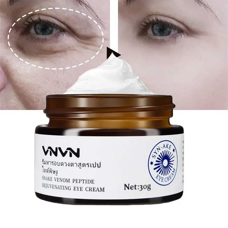 

30g Remove Wrinkles Eye Cream Snake Venom Peptide Firming Eye Care Remove Dark Circles Anti-Puffiness Lifting Anti-Aging Skin