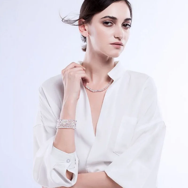 New Fashion Personalized Crystal Bracelet for Women Versatile Bohemian Multicolor Agate Beads Yoga Bracelet Zegarek Damski