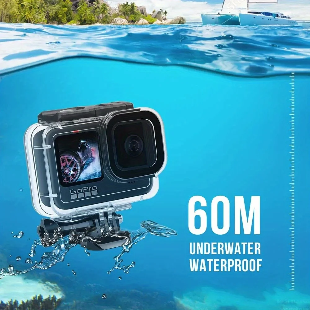 Vandtæt kabinet 60m til GoPro Hero 9 10 Black