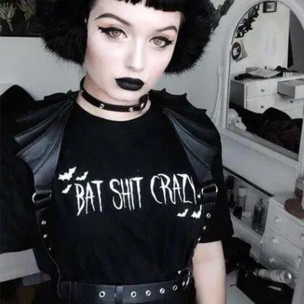TJFRDZ Girls Goth T Shirts Store