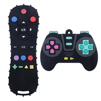 New Baby Chew Teething Game Controller Shape Silicone Teething Toy for Babies 6-12 Months Gifts Sensory Educational 1