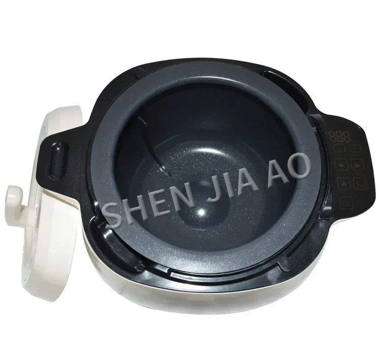 6L 220V Intelligent Automatic Stir Frying Machine Household Electric Cooking Wok Pot Non-stick Multifunctional Cooker Pot 2000W 6