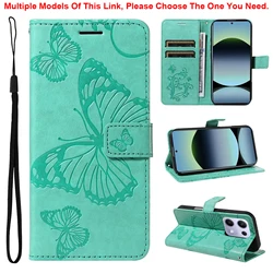 Leather Wallet Phone Case with Card Slot for Xiaomi Redmi Note - Flip Cover (Green)