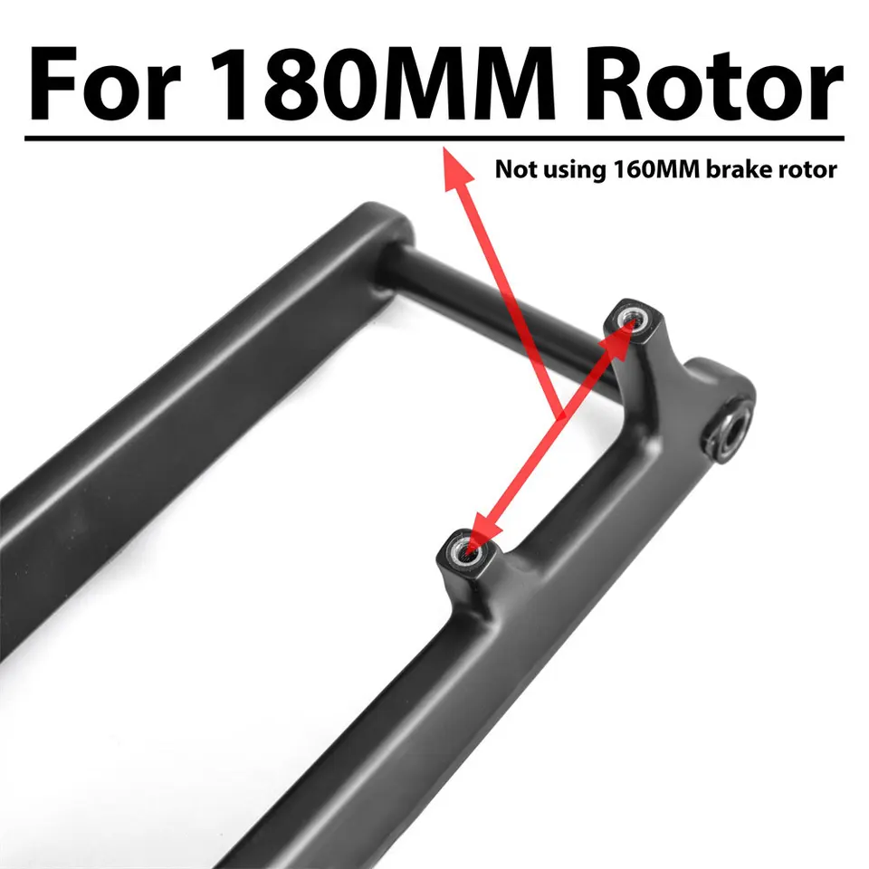 Horquilla Rígida De Carbono Para Bicicleta De Montaña 27.5/29" - Eje Pasante 15x110mm Boost, Para Freno De Disco