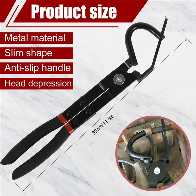 Car Exhaust Hanger Pliers High Carbon Steel Bracket Removal Pliers Non-slip Separate Rubber Bracket Hanger Support Removal Tool 2