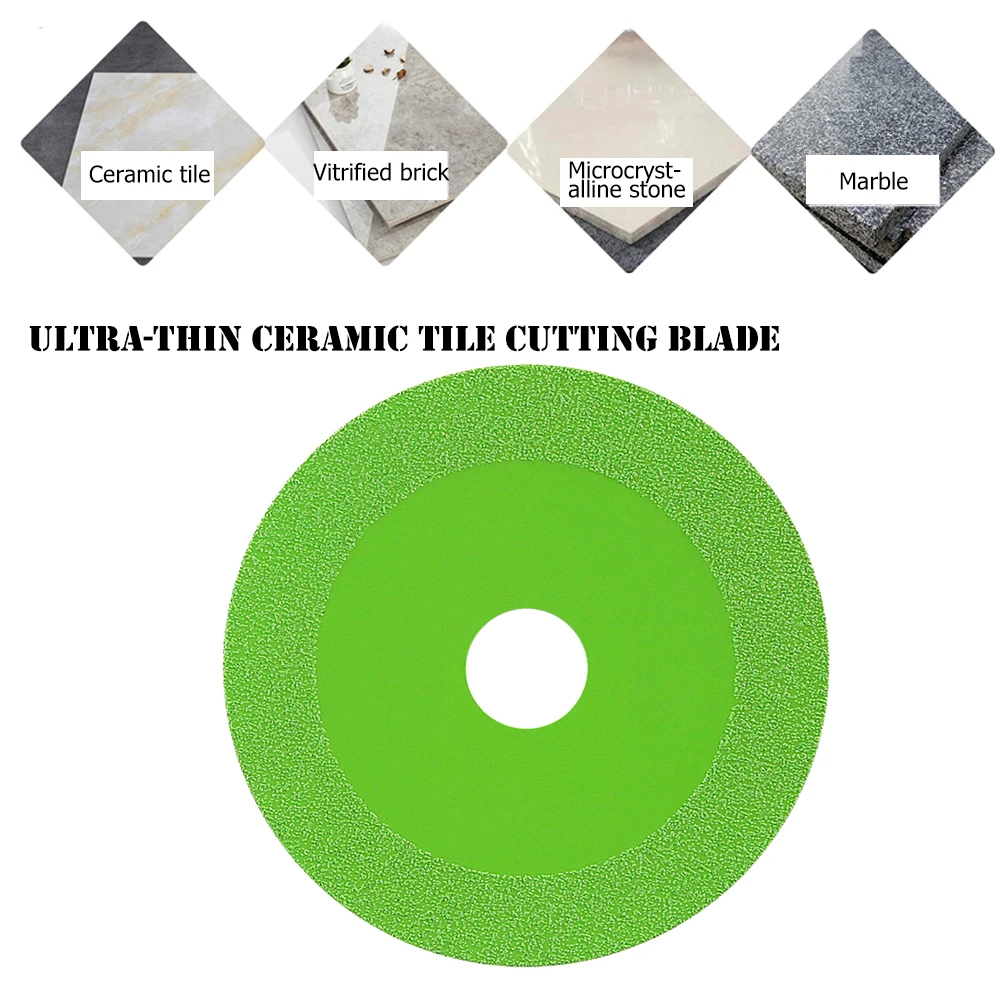 1/2 Pcs Glass Cutting Disc Ultra-Thin Saw Blade Wheel Diamond Glass Cutting Blade 100mm Circular Saw Blade Glass Ceramic Cutting 2