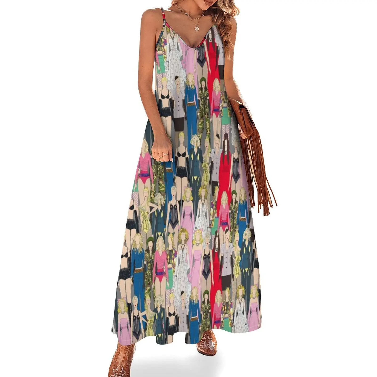 

Madonna-A-Thon Sleeveless Dress dresses for women women clothes beach dress