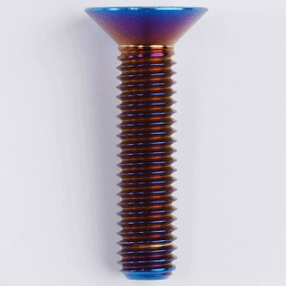 1 PC M8 p1.25mm 20 25 30 35 40 45 50 60mm GR5 Titanium Alloy