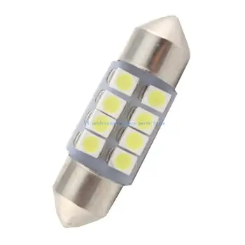 41XA Vehicle LED Bulb 12V Festoon 31mm 36mm 39mm 41mm Car Interior Map Dome Trunk License Plate Lights Decorating Tail Bulb