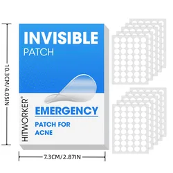 Hydrocolloid Acne Pimple Patch - Invisible Round Spot Stickers (400 Patches) (400 Patches)