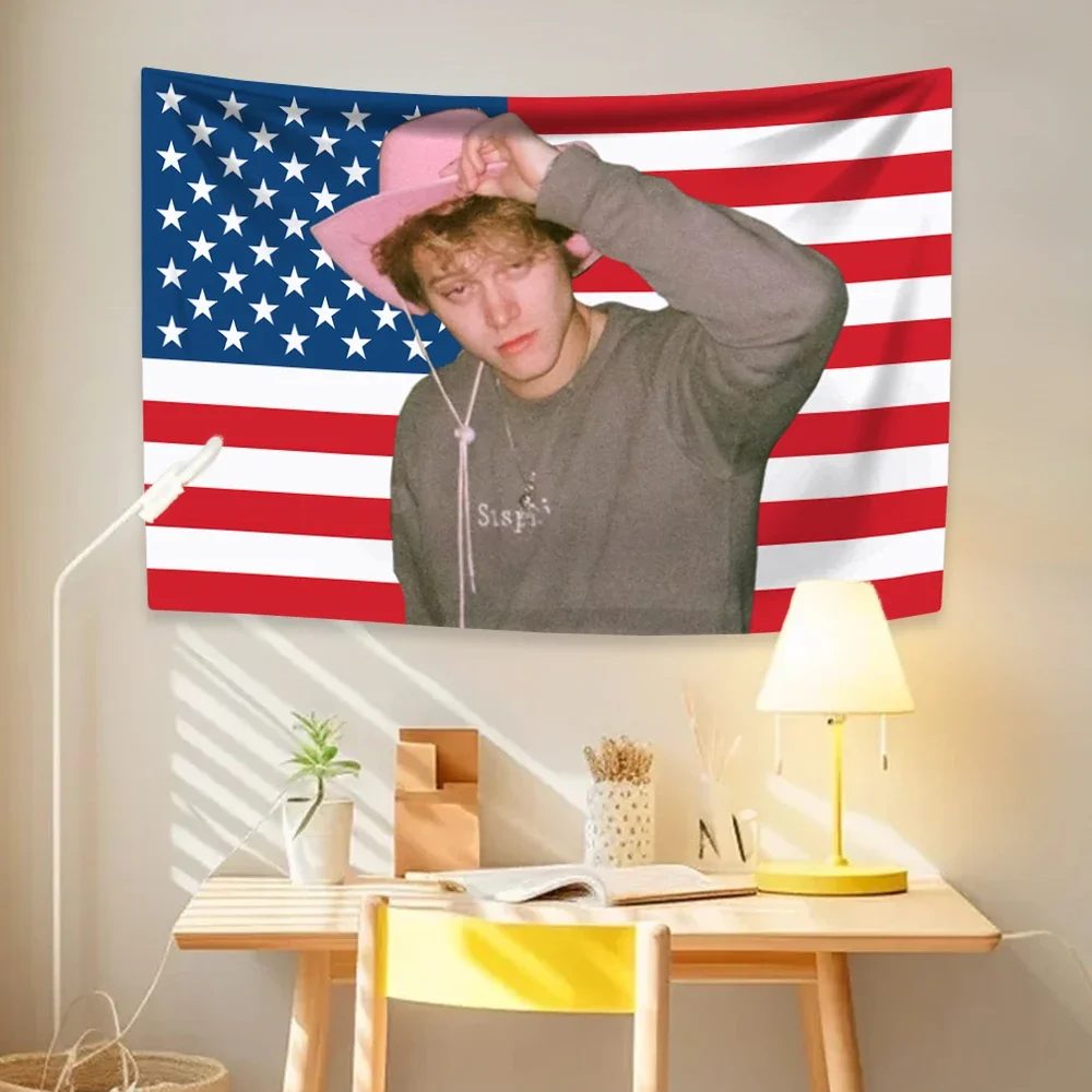 Outerbanks American Flag Aesthetic Tapestry - Wall Hanging Decoration