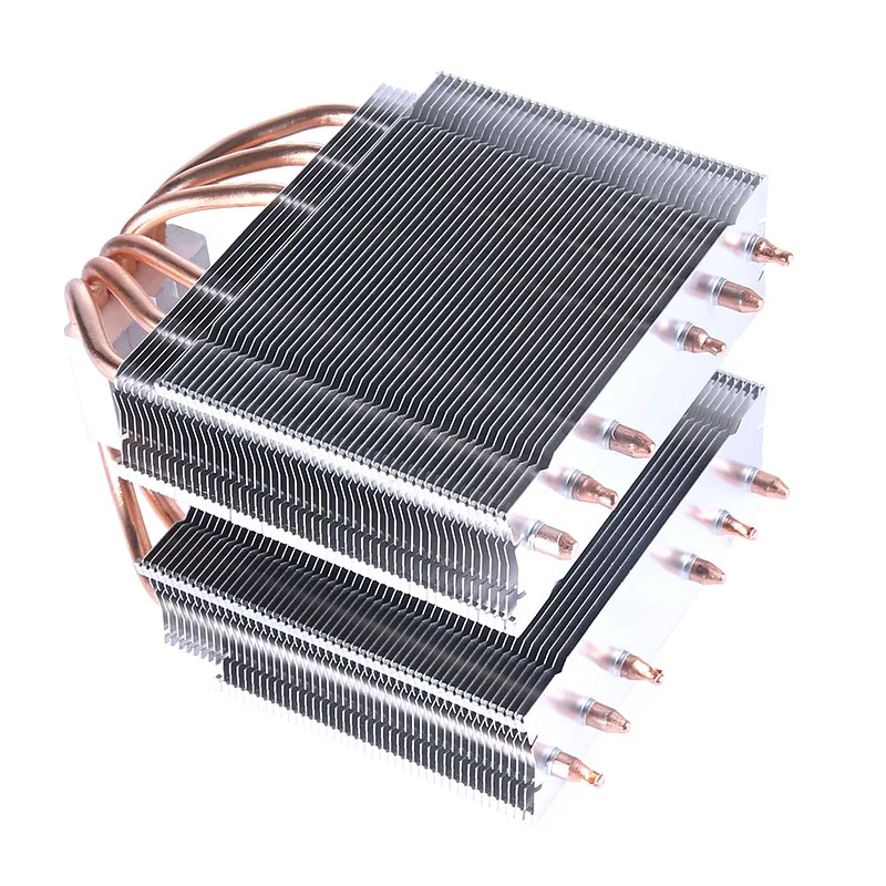 Torre Dupla Alta Performance Tubo de Calor Cpu Radiador Pwm Ventilador para 115x 1200 1700 1356 1366 X99 2011 Am4cpu Ventilador de Refrigeração Argb120 mm - Imagem 3