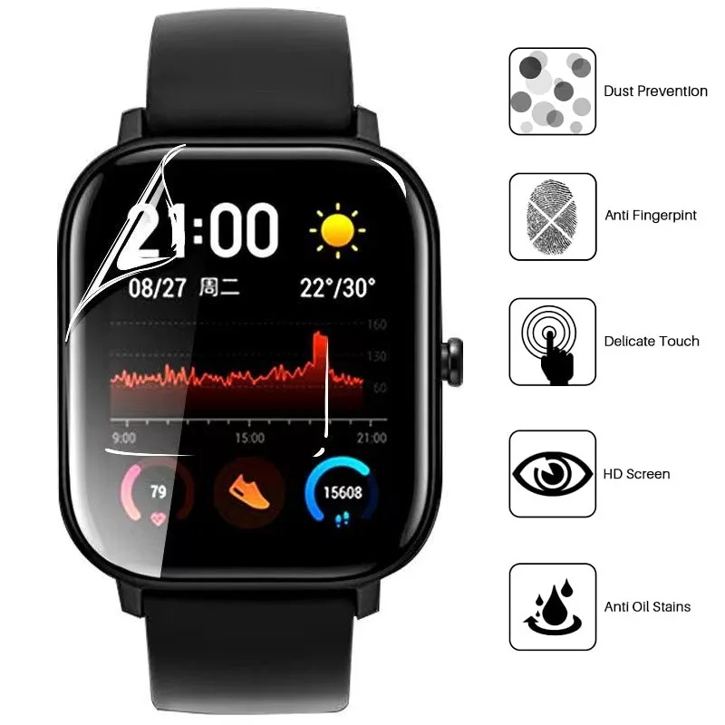 Amazfit GTS 4  Ʈ TPU ̵  ʸ Amazfit Bip 3 Pro HD  ȣ ʸ  ̴ ȭ ȣ 10 