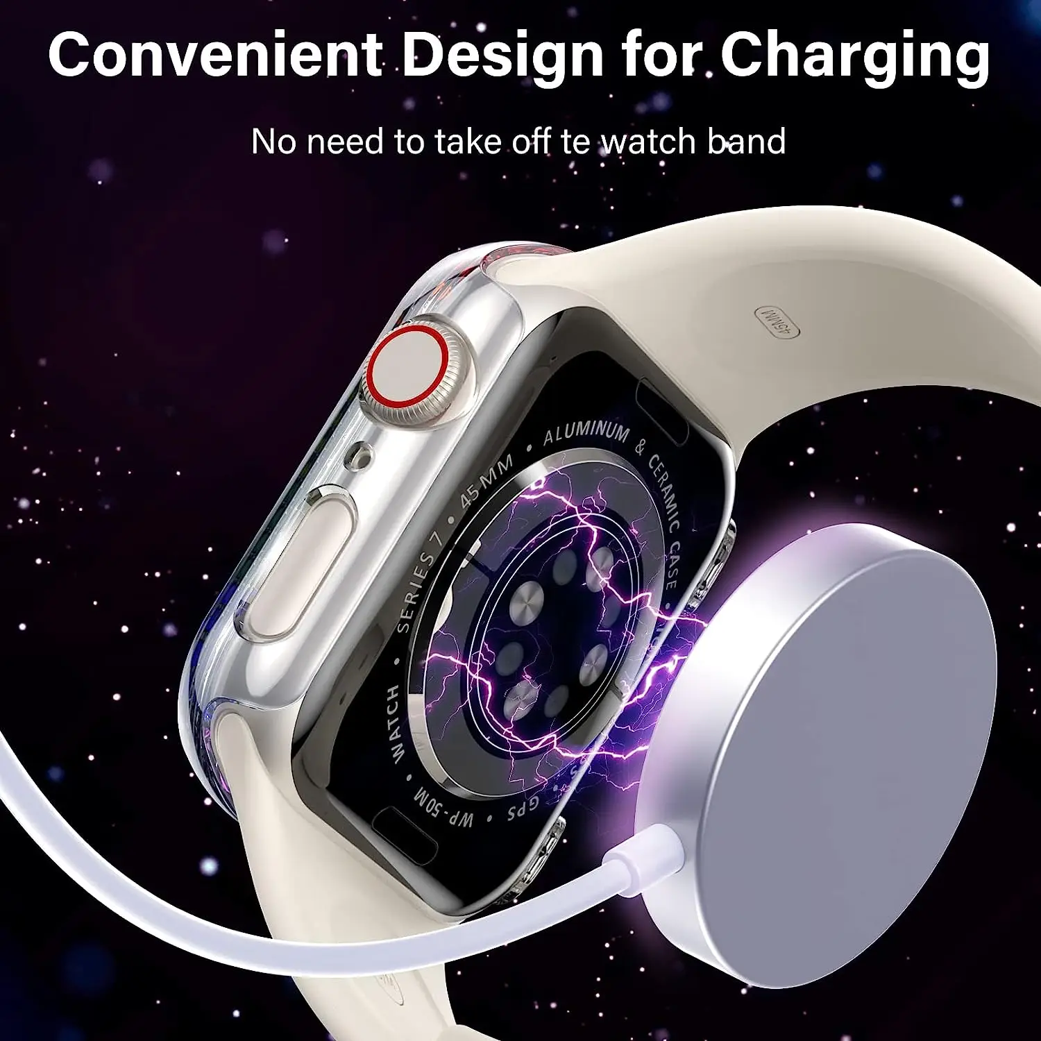 Фото Бриллиантовый чехол для Apple watch Φ 45 мм 41 мм 44 мм 40 мм 42 мм 38 мм, защита для экрана бампера iWatch series 8 7 SE 6 8 5 4 3 2, для женщин №5