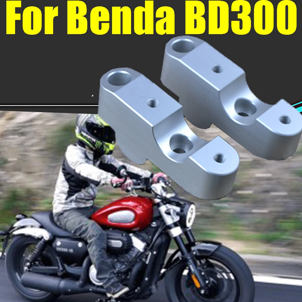 Motorcycle Handlebar Riser Clamp Mount Handle Bar Heighting Back Move