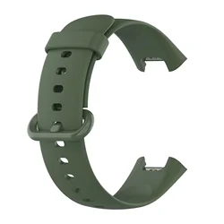 Enhanced Silicone Strap and Protective Case for Smartwatch - Universal Fit (Dark Green Strap)