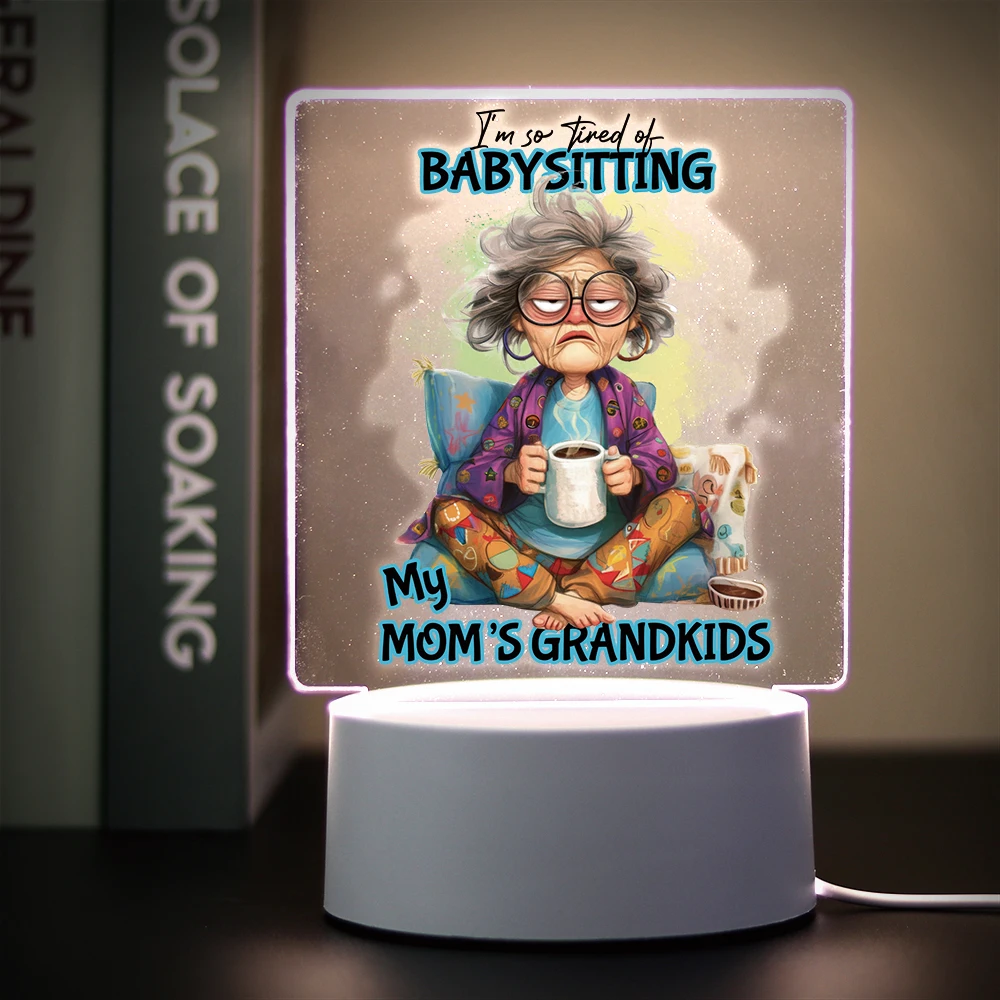 Woman NEW  Bedroom Night Lights Usb Atmosphere Desk Lamp
