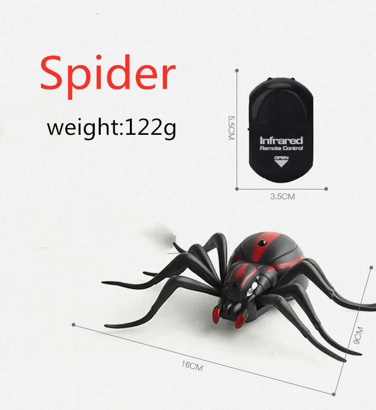 Infrared Remote Control Cockroach Toy Animal Trick Terrifying Mischief Kids Toys Funny Novelty Gift RC Spider Ant 5
