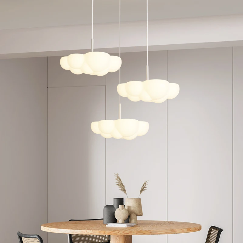 

Modern Cloud Chandelier Dining White Floating Cloud Pendant Light Kitchen Island Light Indoor Parlor Bedrom Decor Hanging Lamp
