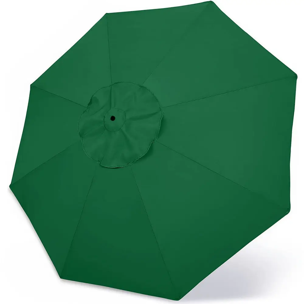Outdoor Umbrella Replacement Canopy Suit 6/8 Ribs Patio Garden Beach Market Table Top Umbrella Canopy 7.5/9/10ft