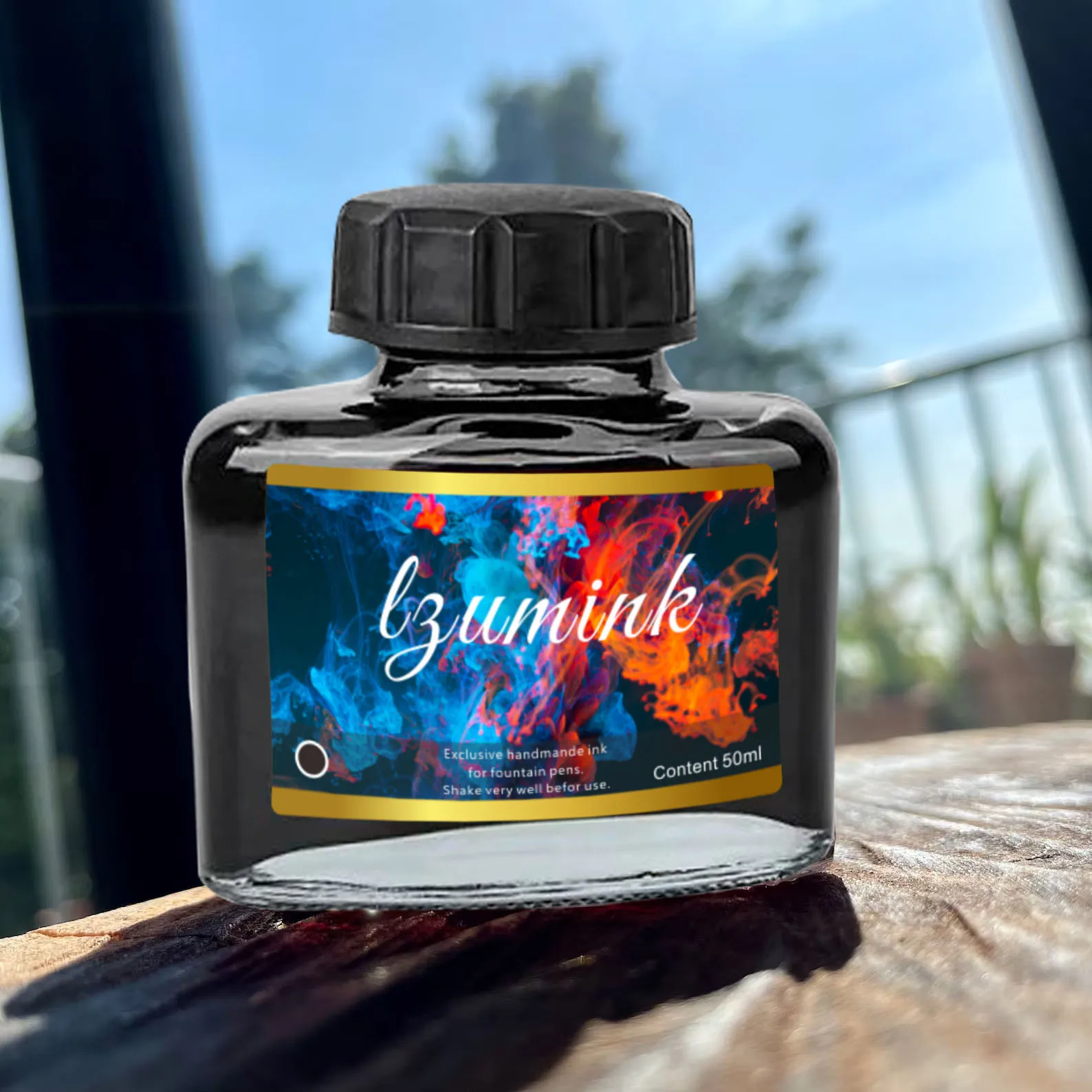 New 50ml Fountain Pen Ink Refilling Smooth Liquid Inks Stationery