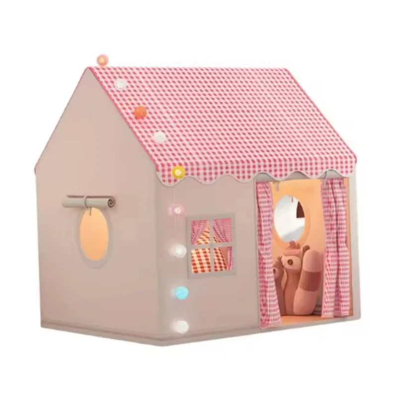 Kid Toy Tent Princess Child Small House Folding Play tent  Girl Castle Play House Baby Tent Not include light Ball Chrismas Gift 3