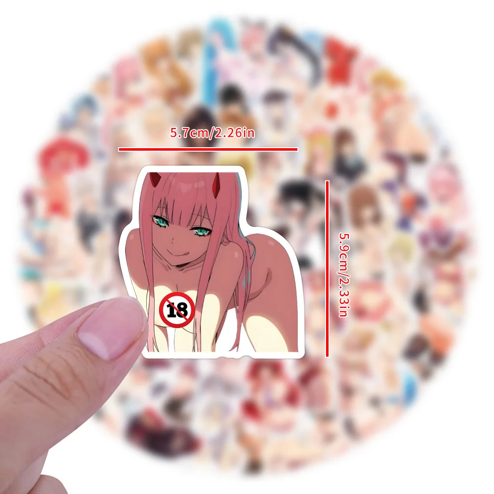 Cute Anime Sexy Girl Graffiti Sticker Waterproof Decals 10/30/50/120Pcs Guitar Luggage Notebook Phone Skateboard Cup Sticker cartoon stickers,anime stickers,kawaii stickers,decorative stickers,colorful stickers