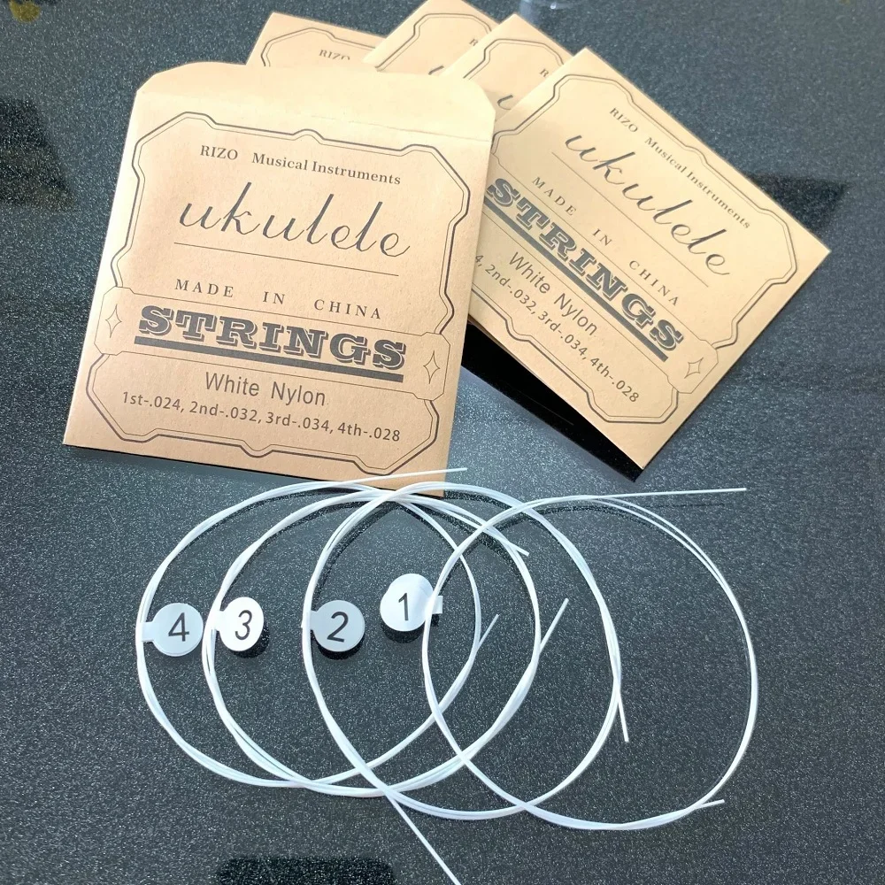 Ukulele Guitar Strings Set Colorful Nylon Strings 4PCS for 21/23/26 Inch Ukulele Universal electric guitar strings acoustic guitar strings classical guitar strings
