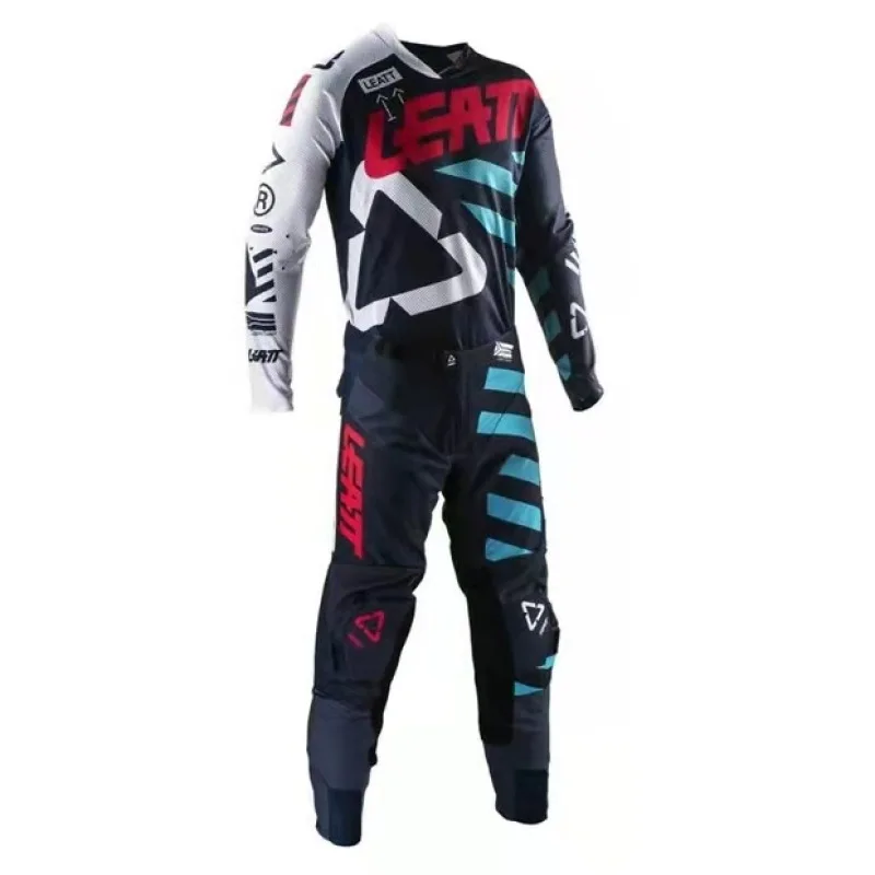 

Summer new motorcycle outdoor cycling suit, racing suit set, motorcycle sports shirt, anti drop, reflective and breathable