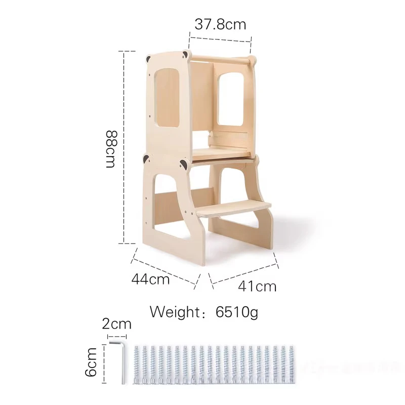 Montessori Toddler Learning Tower, Kitchen Handwashing Steps, Baby Wash Boarding Chair, Children's Treadmill Footstool