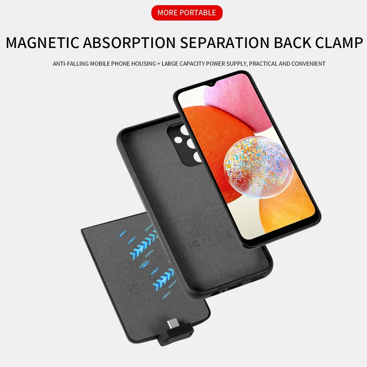 Smart Battery charger case For Samsung Galaxy S9 Plus A24 4G A25 A34 A54 A73 5G S23FE power bank external battery charging Cover