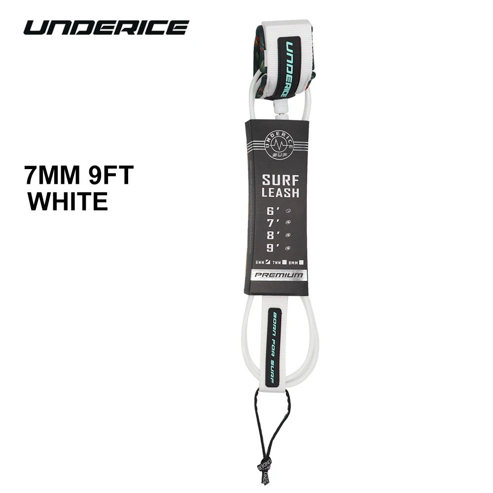 Premium Surfboard Leash: Durable TPU, Stainless Swivels,