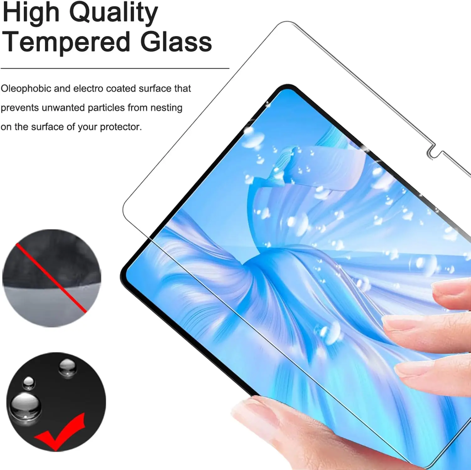 Premium Tempered Glass Screen Protector - Scratch-Resistant, Anti-Fingerprint, HD Ultra Clear