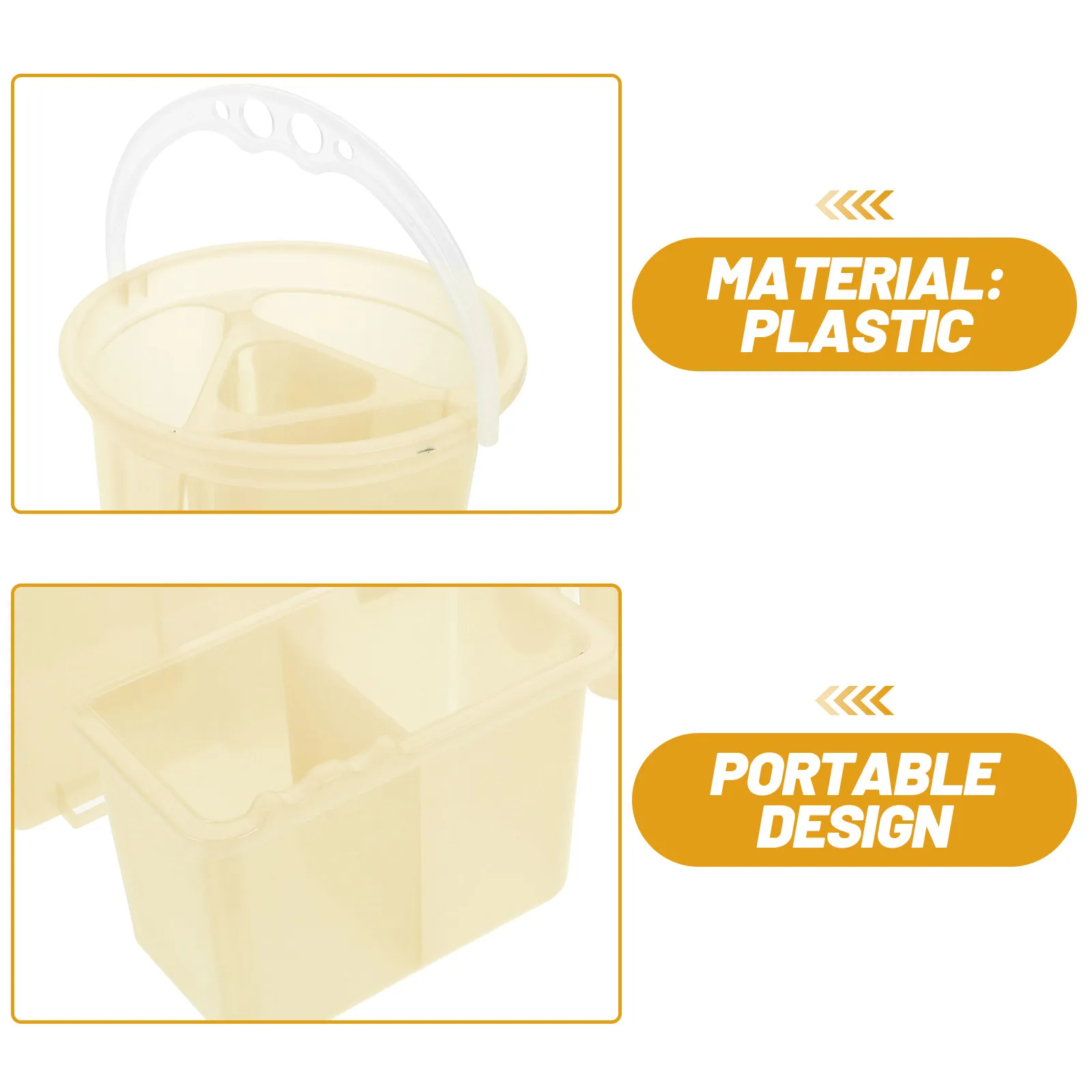 2Pcs 아티스트 브러쉬 와셔 페인트 브러쉬 클리너 휴대용 플라스틱 물통 홀더 그림 도구 액세서리