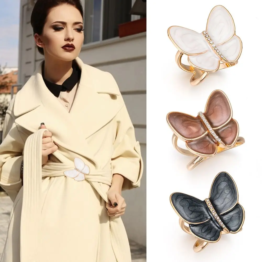 

Женская металлическая пряжка для шарфа