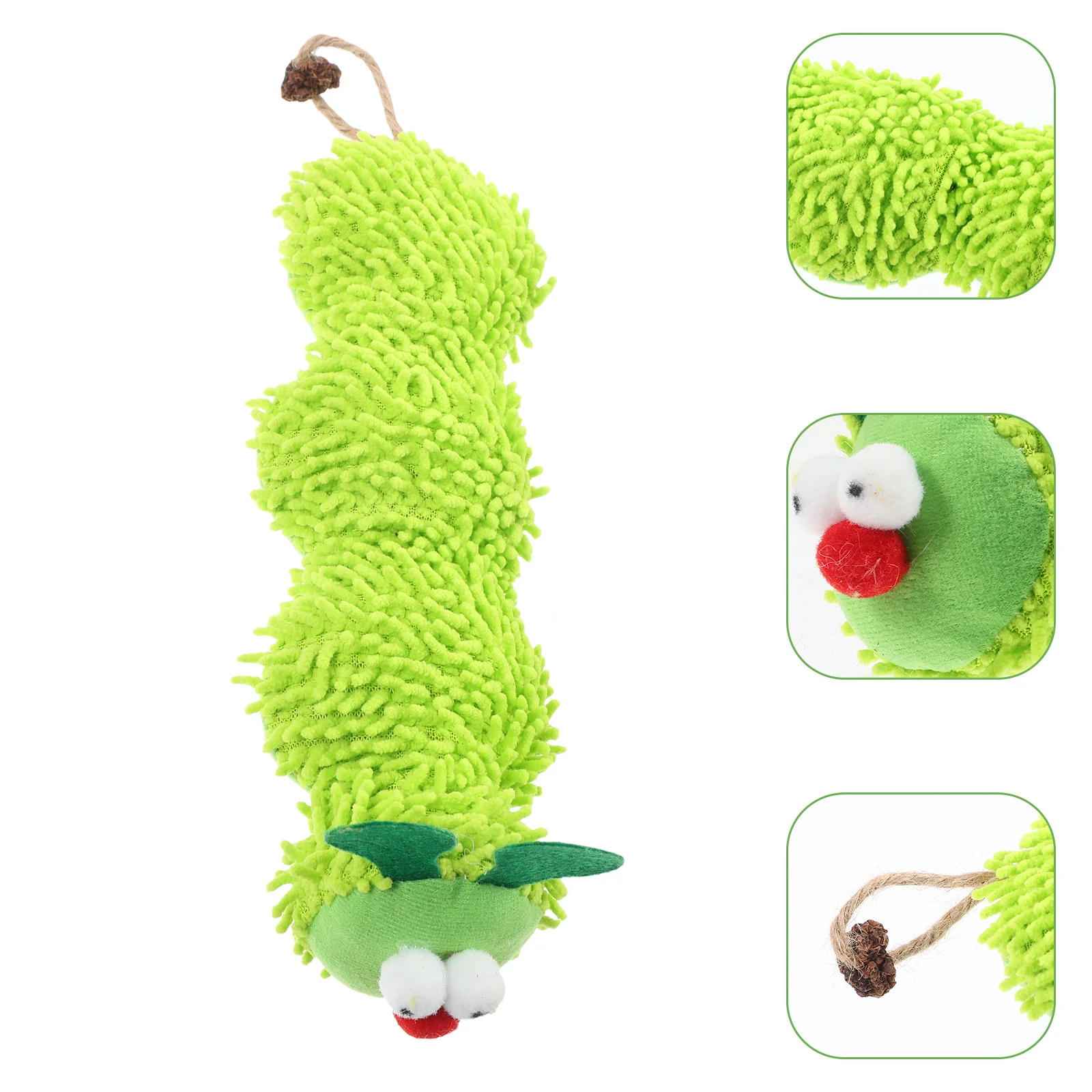 

Catnip Toy Interactive Cat Toy Caterpillar Shaped Kitten Toy Cat Chew Caterpillar Toy