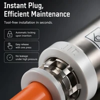 1PCS Pneumatic One-way Non Return Check Valve SPU Straight Control 4mm 6mm 8mm 10mm 12mmGas Pipe One-touch Push In Quick Connect 4