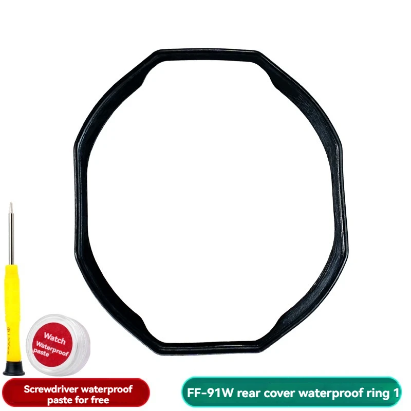 Universal Watch Back Cover Waterproof Sealing Ring with Tool