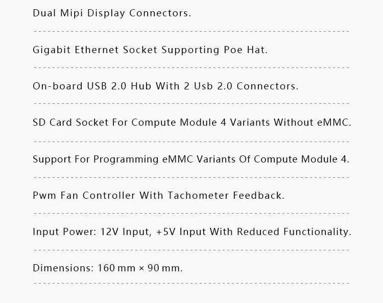 Raspberry Pi CM4104000 CM4104008 CM4104016 CM4104032 CM4004000 CM4004008 CM40040