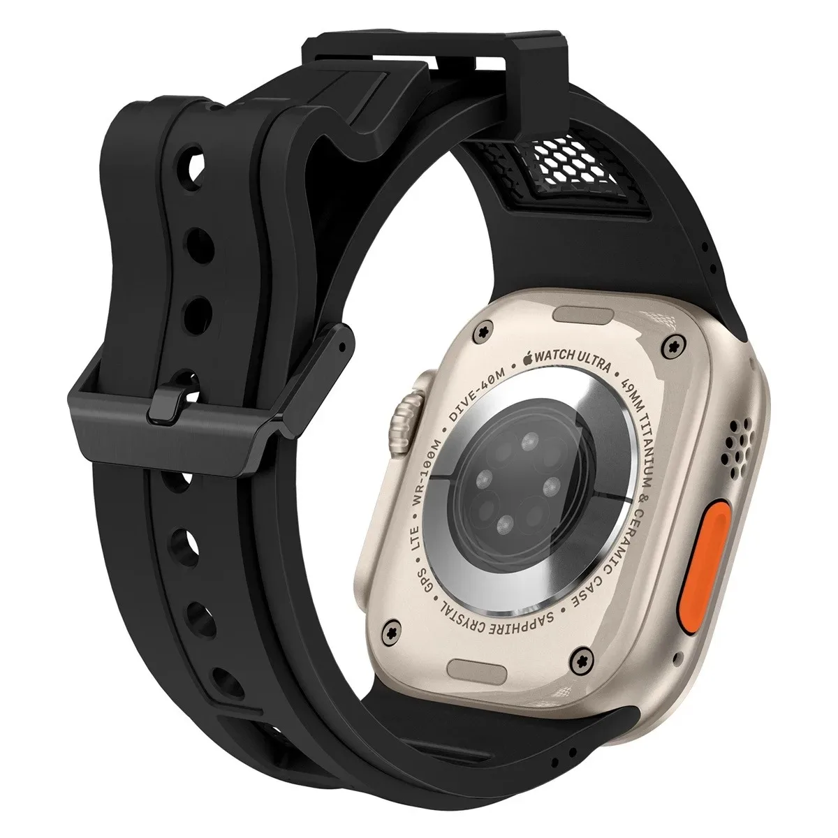 Uhrenarmband für iWatch 42/44/45/49 mm, modisches Metallarmband für die Uhrenserie Ultra2 Se 9/8/7/6/5/4/3/2/1_voghion.com