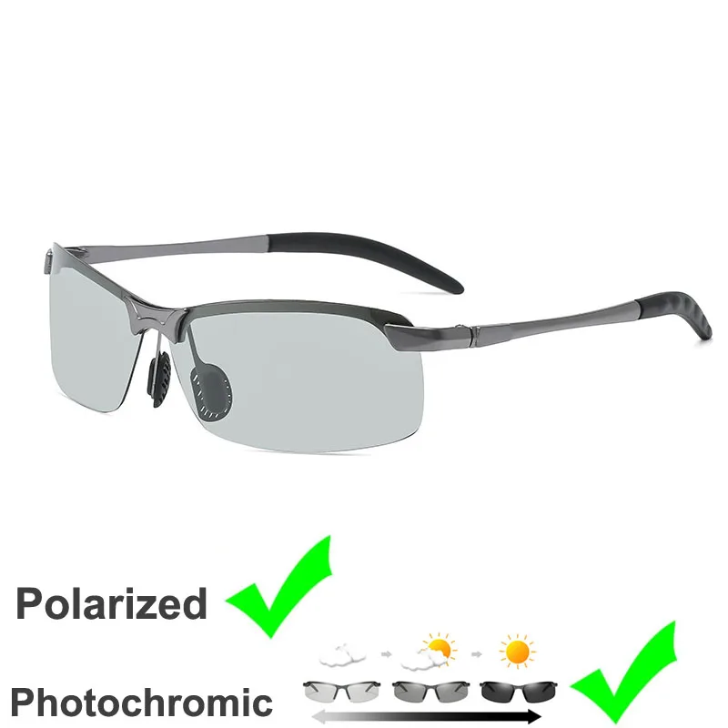 Enhanced Photochromic Polarized Sunglasses for Outdoor Sports and Night Vision