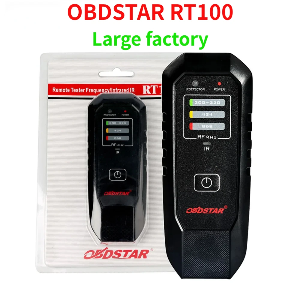 Obdstar Rt100 Remote Tester Frequentie Infrarood Ir Rt 100for 300Mhz-320Mhz/434Mhz/868Mhz